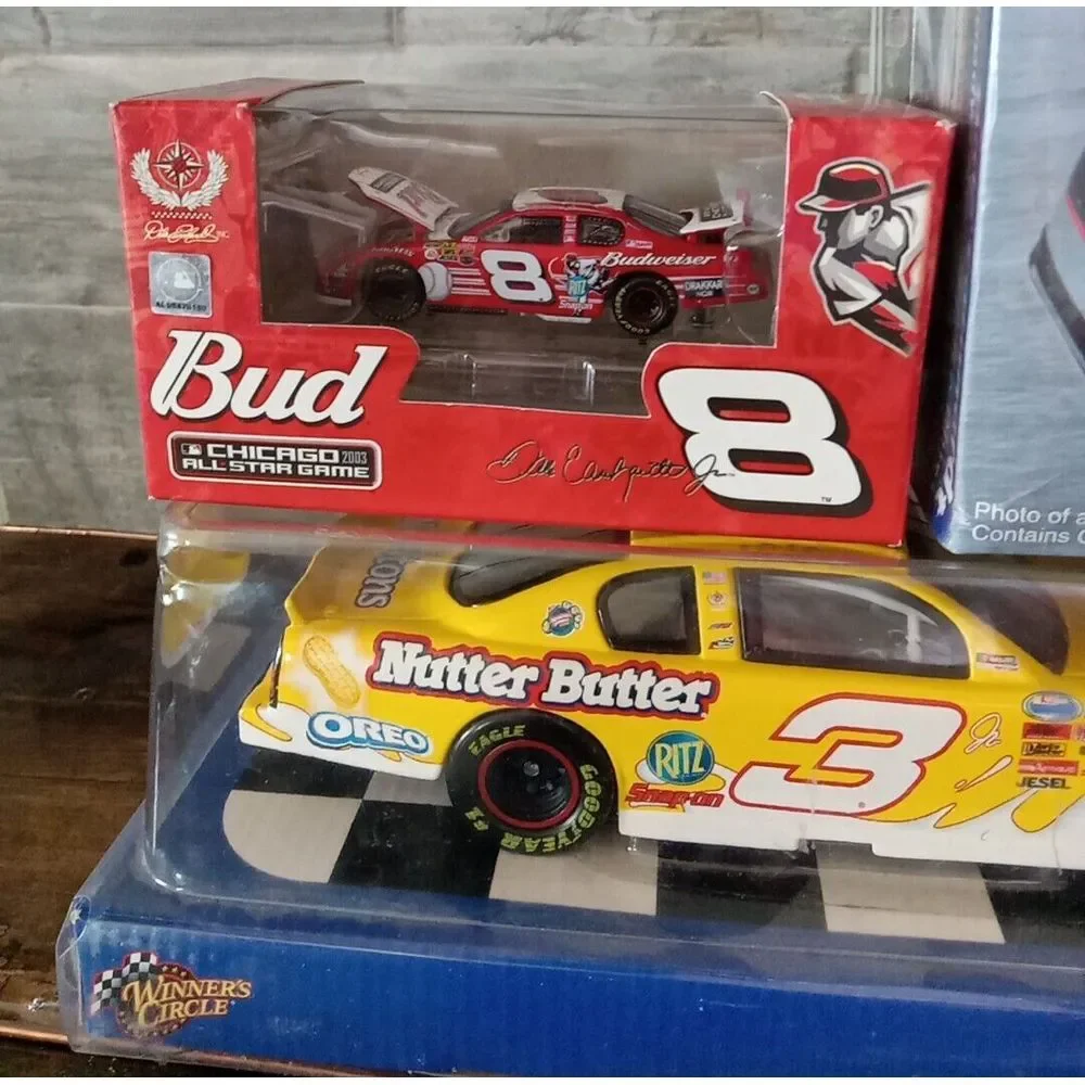 Dale Earnhardt Collection Lot Of 7 Diecast 1/24 1/64 Nutter Butter, Budweiser,